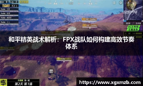 和平精英战术解析：FPX战队如何构建高效节奏体系